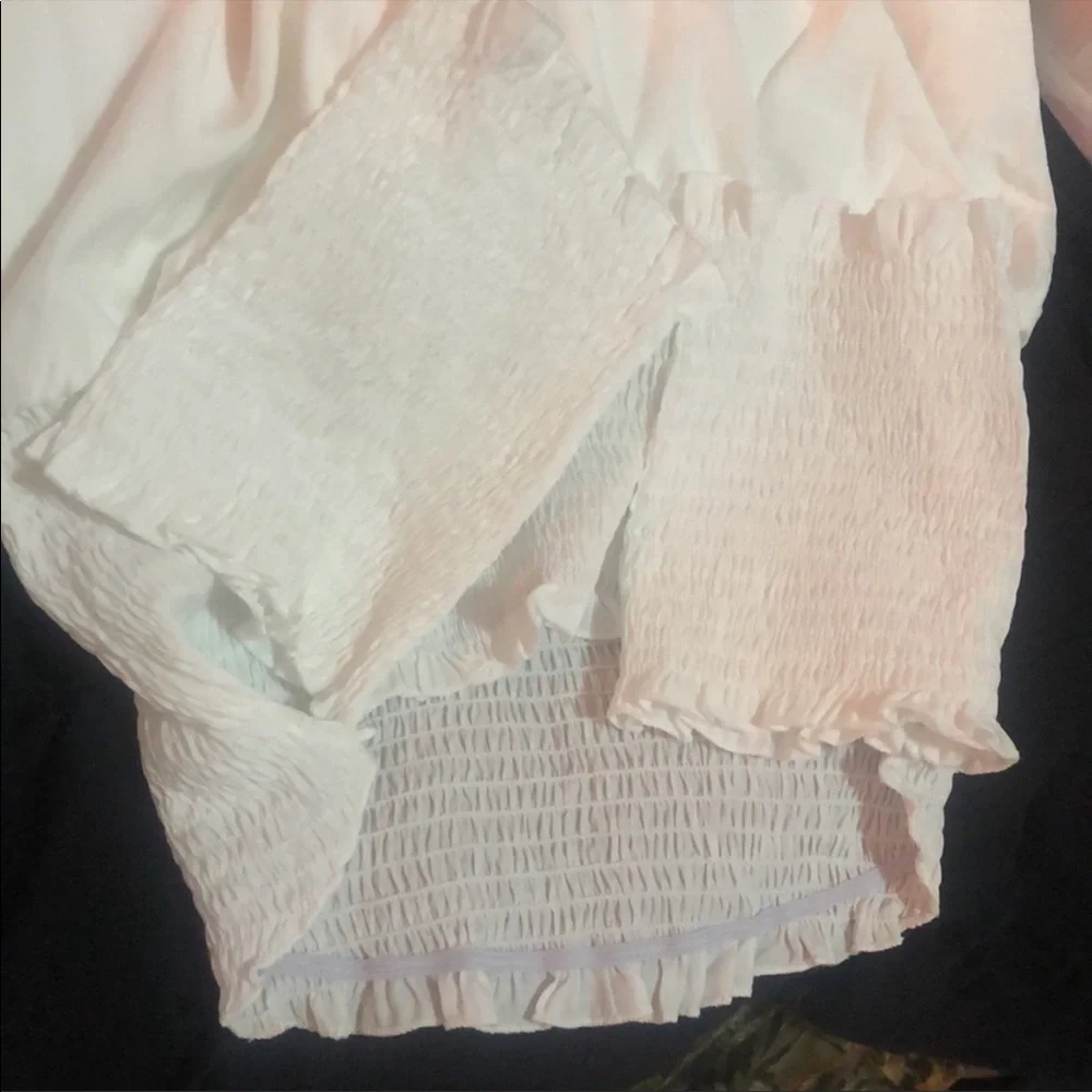 NWOT Shirred Off The Shoulder Dress - Picture 6 of 6